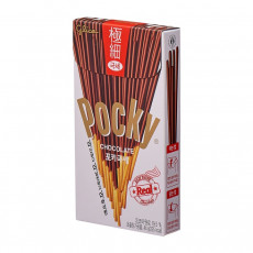 กล่องสีขาว POCKY รส CHOCOLATE 포키극세 44g