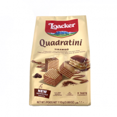 เวเฟอร์ชิ้นเล็ก Loacker ทีรามิสุ(TIRAMISU)125กรัม로아커 콰드라티니 티라미스 110g