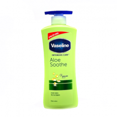 วาสลีนขวดสีเขียว สูตรว่านหางจระเข้ ( Vaseline Aloe Soothe) 350มล 바세린350 (초록색)