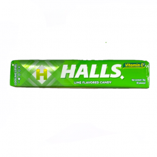 ฮอลรสมะนาว HALLS Lime flavored candy 호올스 라임향 캔디