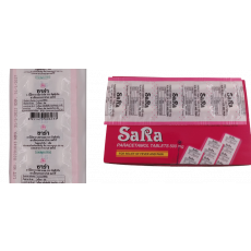 ยาลดไข้ ซาร่า 해열제 SaRa