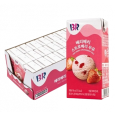 ★★1BOX(24pcs)★★ นม รสสตอเบอร์รี่ ตรา VERY BERRY 베리 베리(VERY BERRY) 스트로베리 밀크 190ML