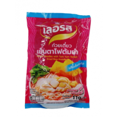 เลอรสก๋วยเตี๋ยวเย็นตาโฟต้มยำ**เส้นใหญ่** 110g 옌타포 드라이 라이스 누들