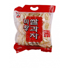 	ขนมข้าวพองอบกรอบ ทรงกลม(รสหวาน) 미왕 쌀과자 동그라미 250g (달콤한맛)	